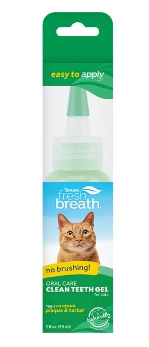 TropiClean Fresh Breath Cat Brushing Gel