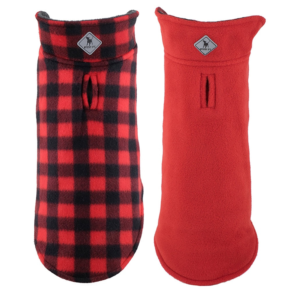 The Worthy Dog Fargo Fleece Reversible Jacket