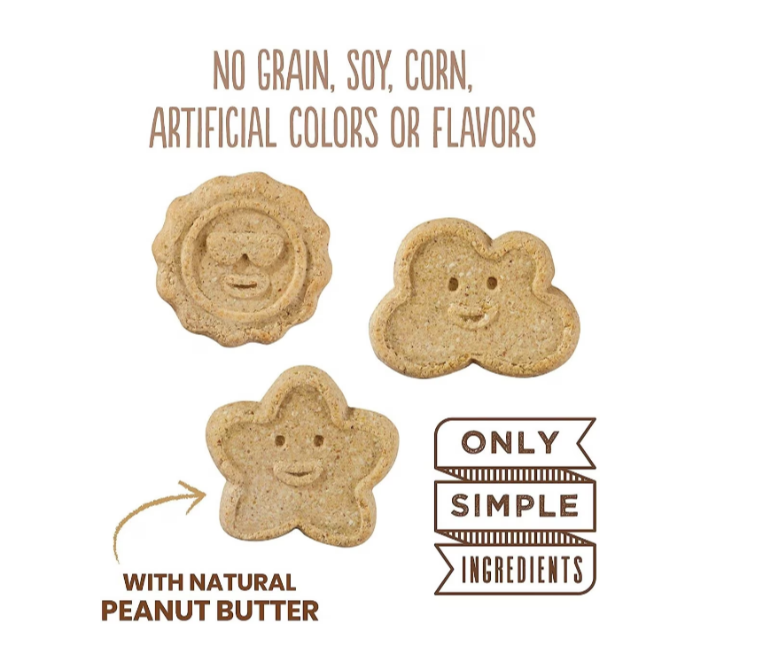 Cloud Star Wag More Bark Less Peanut Butter & Apple Cookies - 1oz