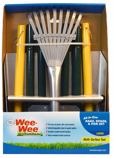 Wee-Wee Outdoor Rake, Spade & Pan Set