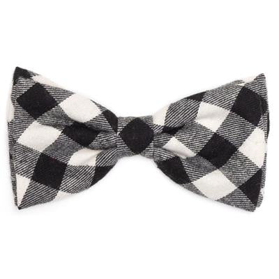 The Worthy Dog Bow Tie - White Buffalo Plaid