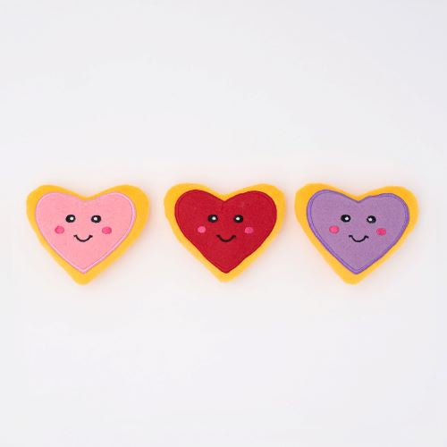 Zippy Paws Valentine's Day Hearts