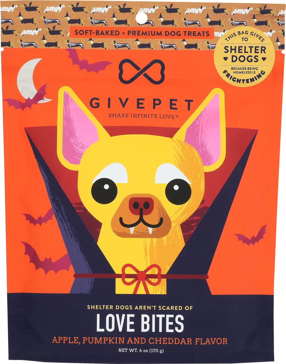 GivePet Love Bites - Apple, Pumpkin & Cheddar Treats