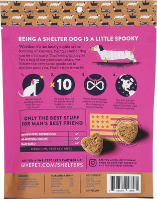 GivePet Howl-O-Ween - Pumpkin, Peanut Butter & Honey Treats