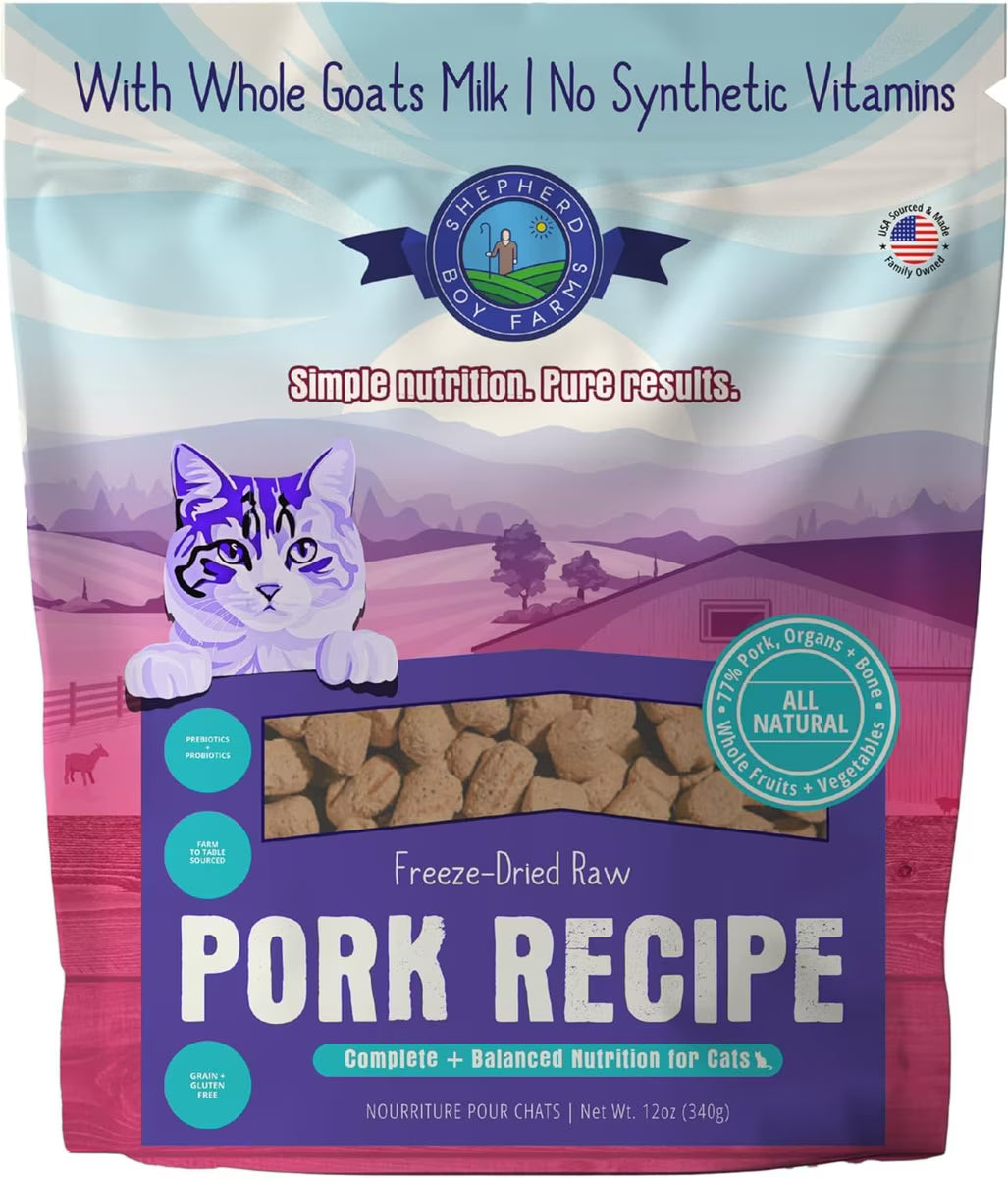 Shepherd Boy Farms Cat Freeze Dried Pork
