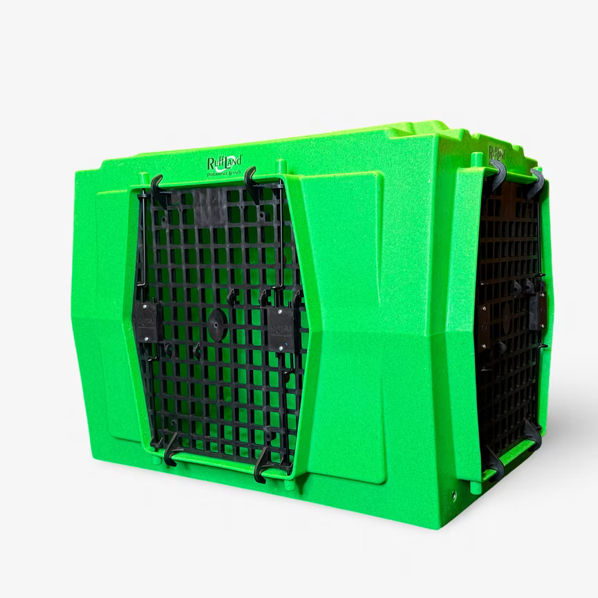 Ruff Land Performance Kennel - Lime Green