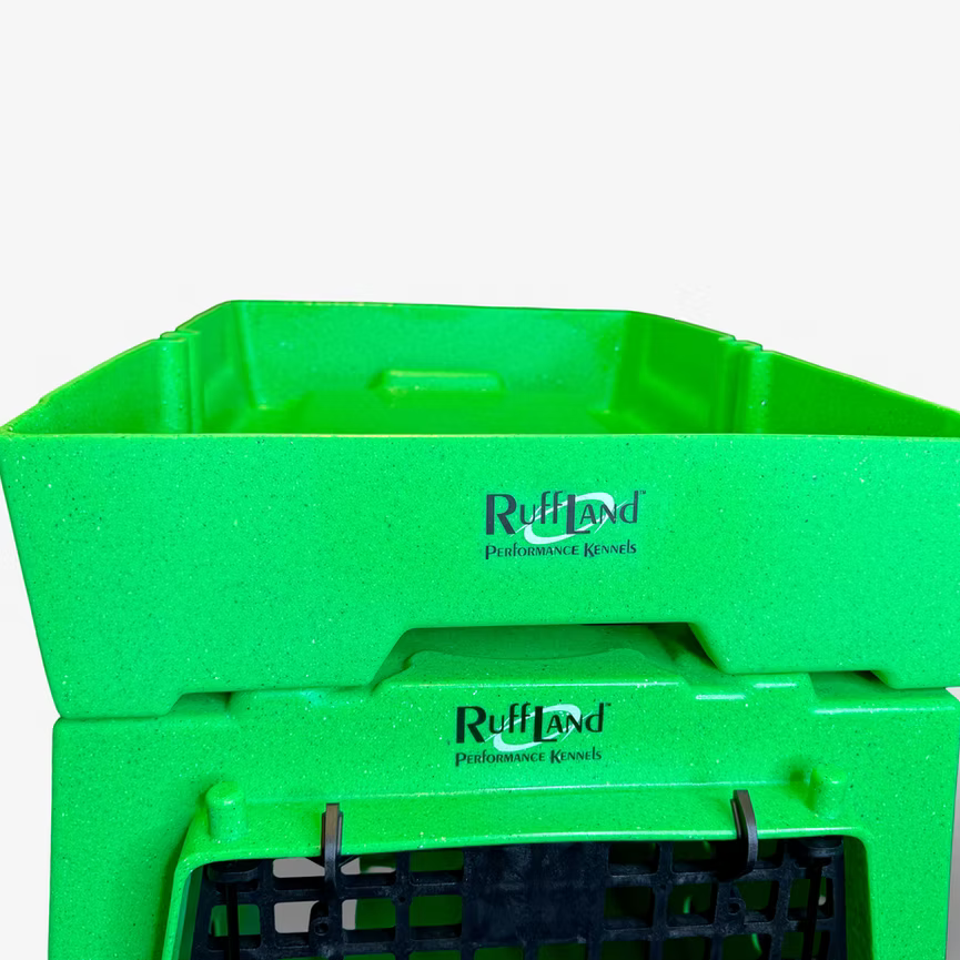 Ruff Land Performance Kennel - Lime Green