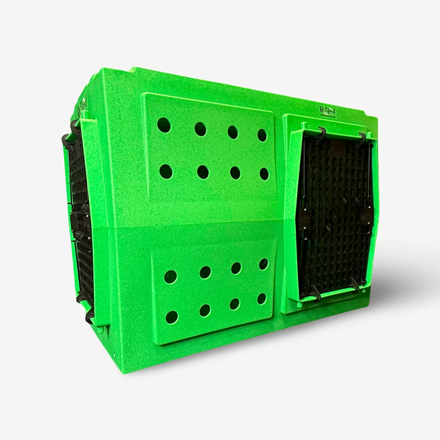 Ruff Land Performance Kennel - Lime Green