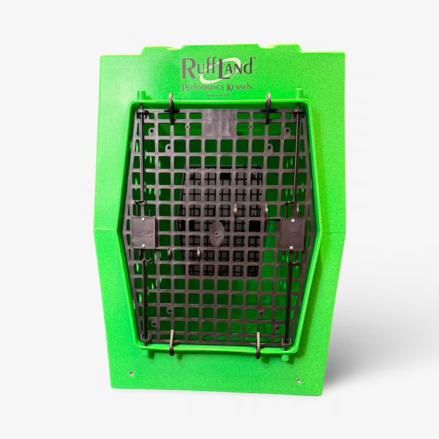 Ruff Land Performance Kennel - Lime Green