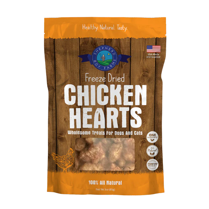 Shepherd Boy Farms Freeze Dried Chicken Heart