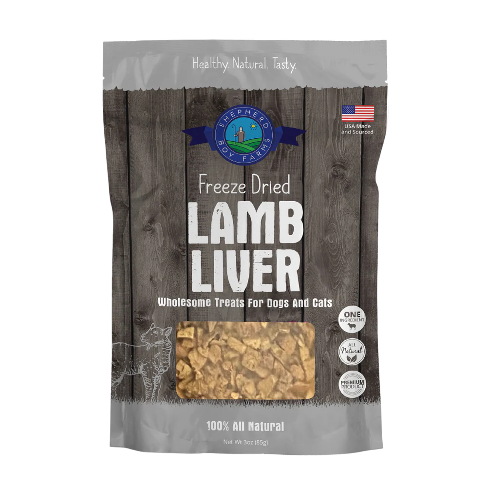 Shepherd Boy Farms Freeze Dried Lamb Liver 3oz