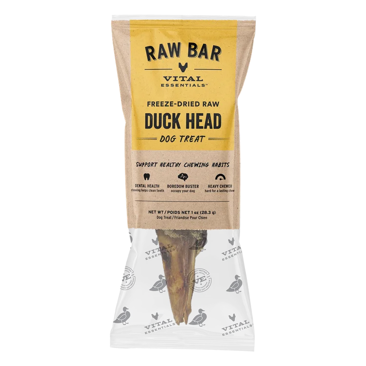 Vital Essentials Raw Bar Duck Head