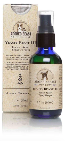 Adored Beast Yeasty Beast III - Topical Yeast Spray for Dogs