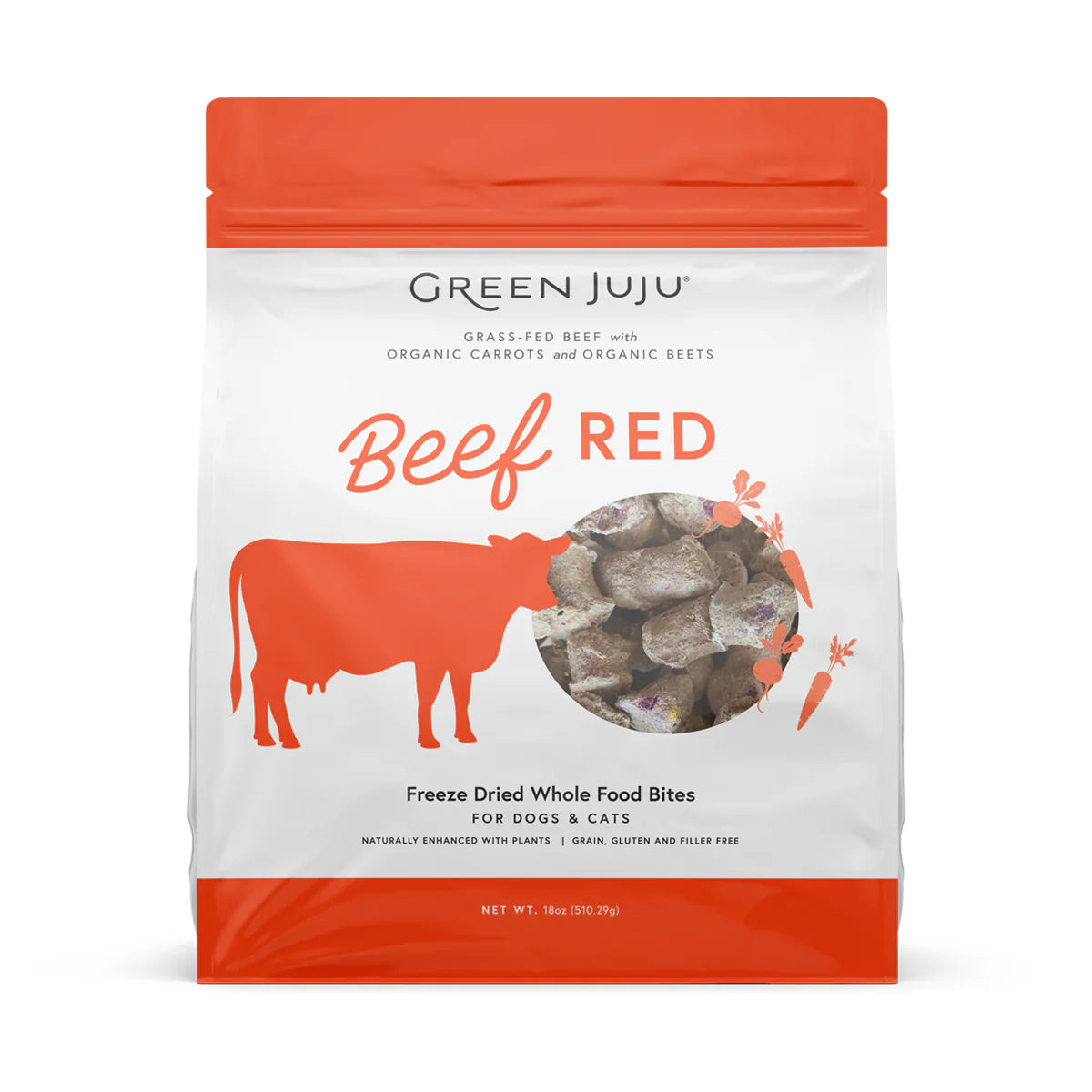 Green Juju Freeze-Dried Beef Red Bites