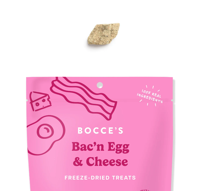 Bocce's Bakery Freeze Dried Bac'n Egg & Cheese 3oz
