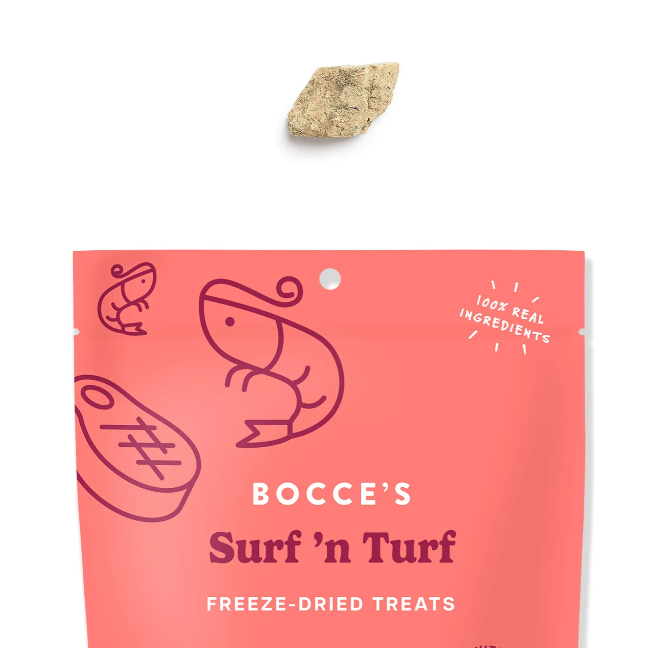 Bocce's Bakery Freeze Dried Surf 'n Turf 3oz
