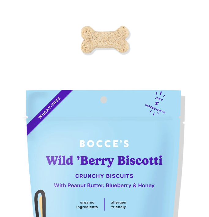 Bocce's Bakery Wild 'Berry Biscotti Biscuits 12oz