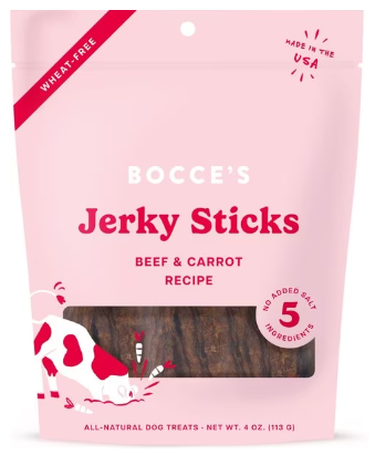 Bocce's Jerkey Sticks Beef & Carrot Recipe