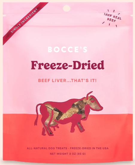 Bocce's Freeze-Dried Beef Liver