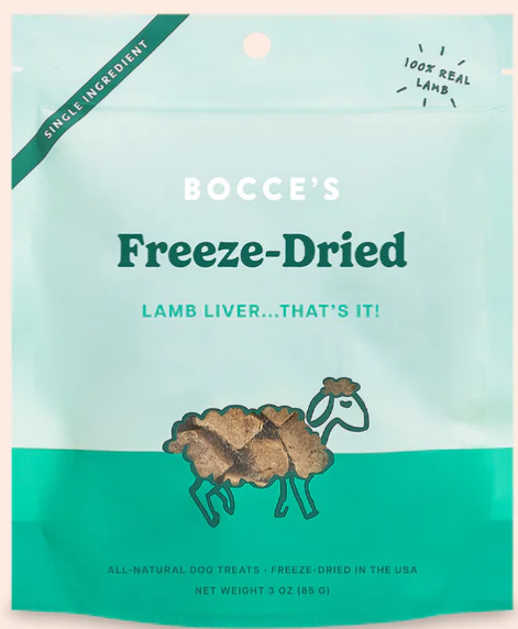 Bocce's Freeze-Dried Lamb Liver