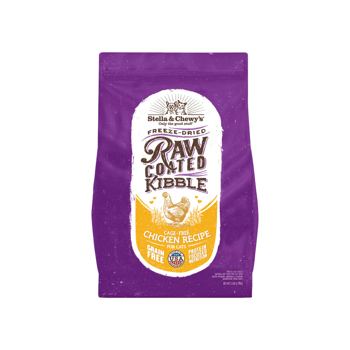 Stella & Chewy's Raw Coated Cage-Free Chicken Recipe for Cats