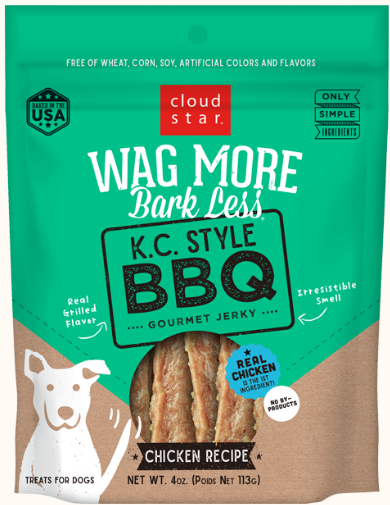 Cloud Star Wag More Bark Less KC Style BBQ Gourmet Jerkey