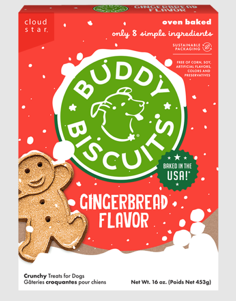 Cloud Star Buddy Biscuits - Gingerbread Flavor 16oz