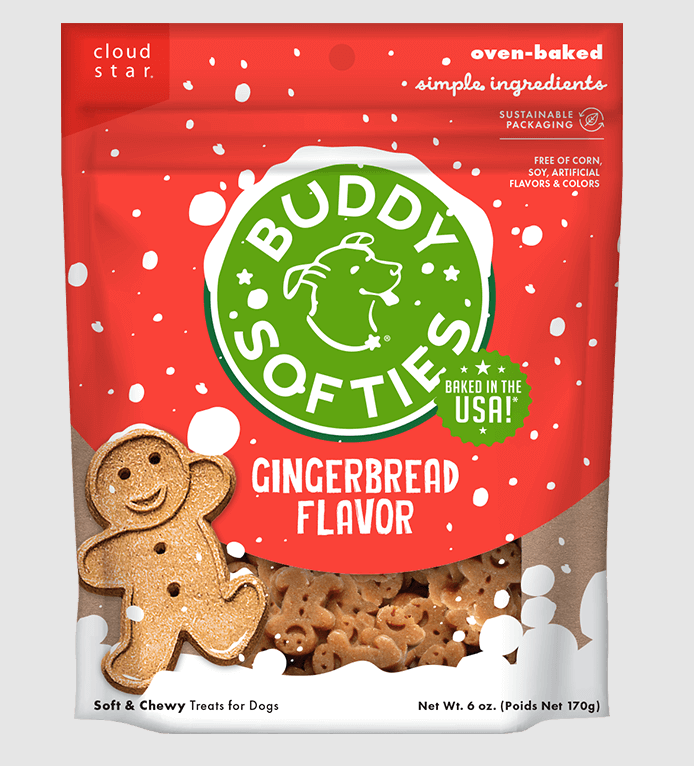 Cloud Star Buddy Softies - Gingerbread Flavor 6oz