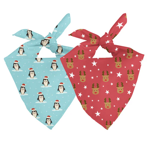 Dog Bandana Co - Reindeer & Penguin