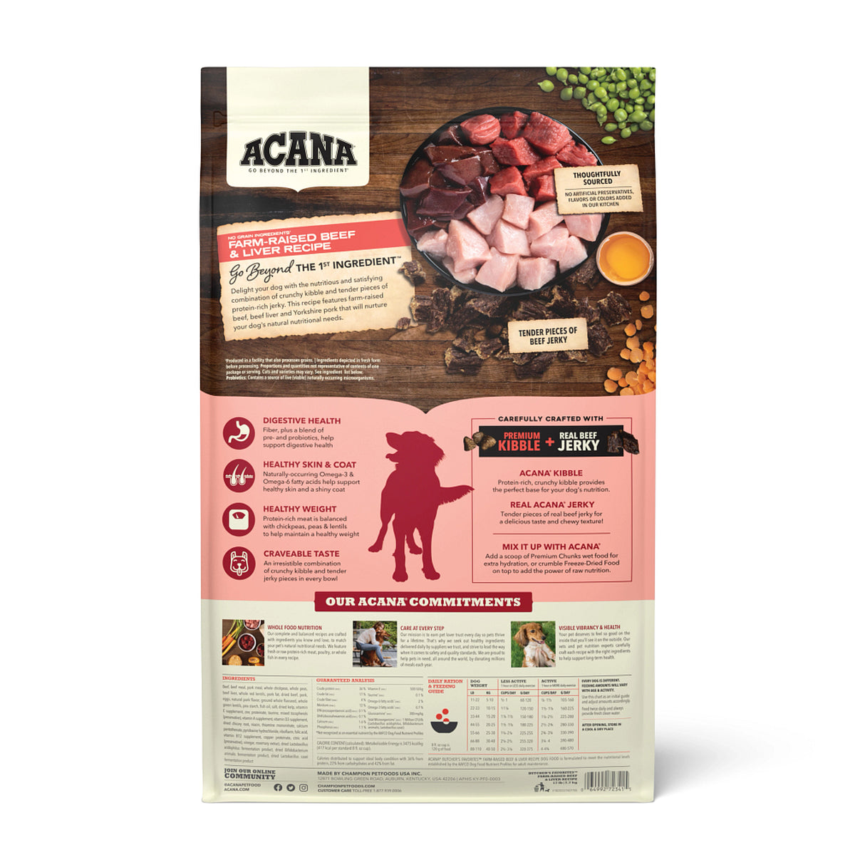 Acana Butcher's Favorites™, Farm-Raised Beef & Liver Recipe