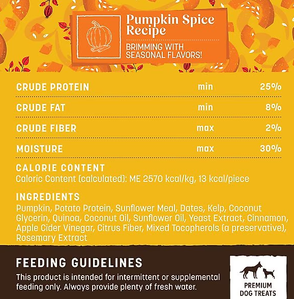 Earth Animal Wisdom Pumpkin Spice Jerky