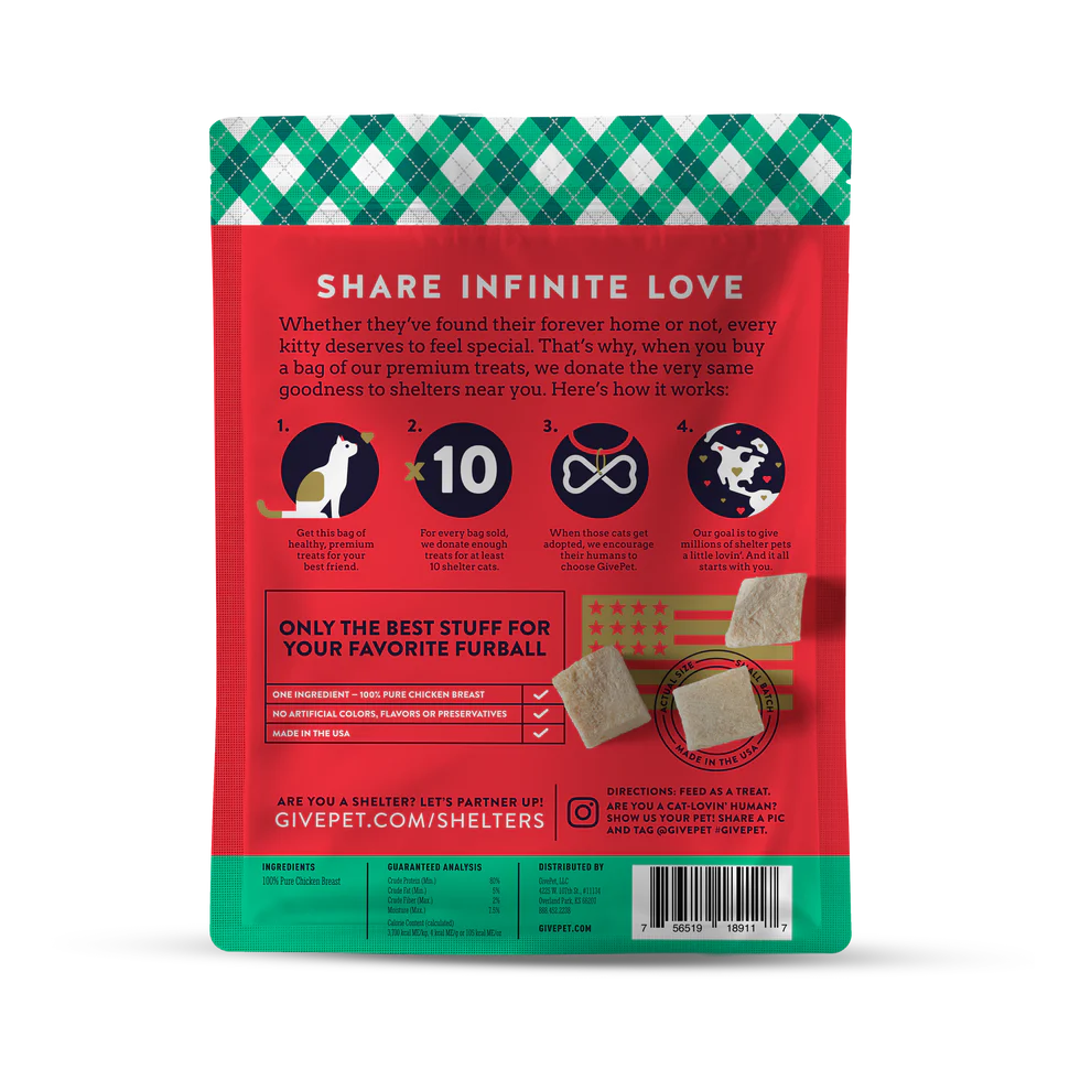 GivePet Holiday Santa Claws Cat Treats