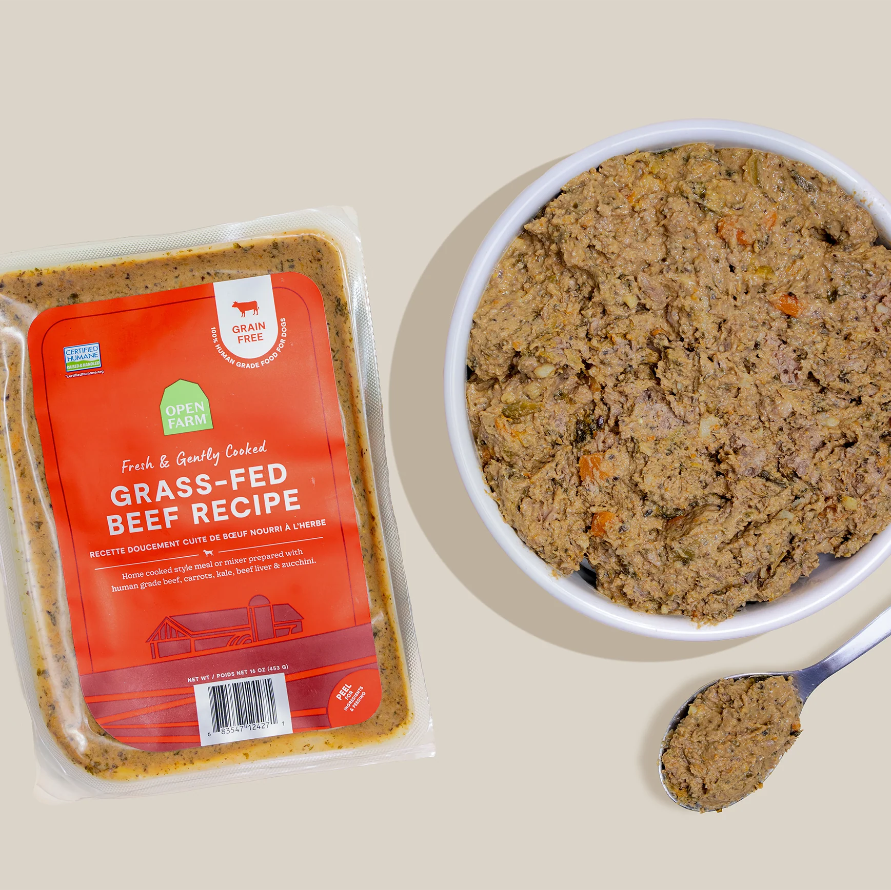 Open Farm Gently Cooked Frozen Dog Food - Beef