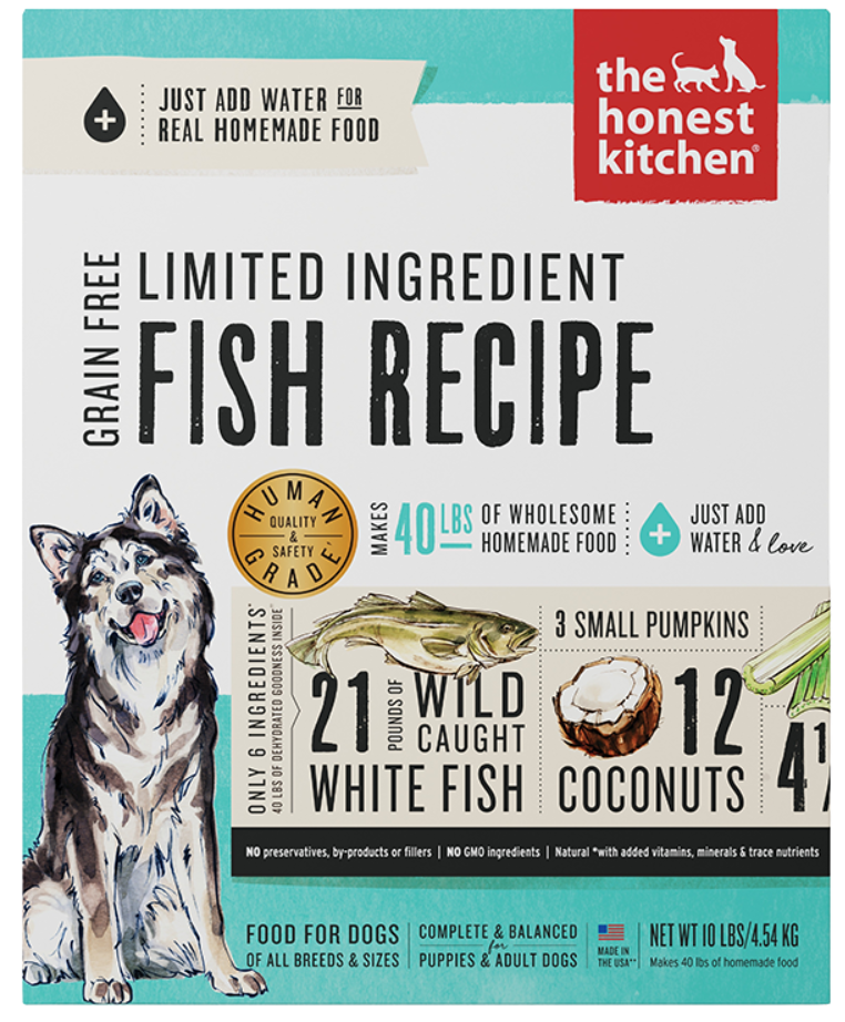 The Honest Kitchen Dog Grain Free Limited Ingredient Fish