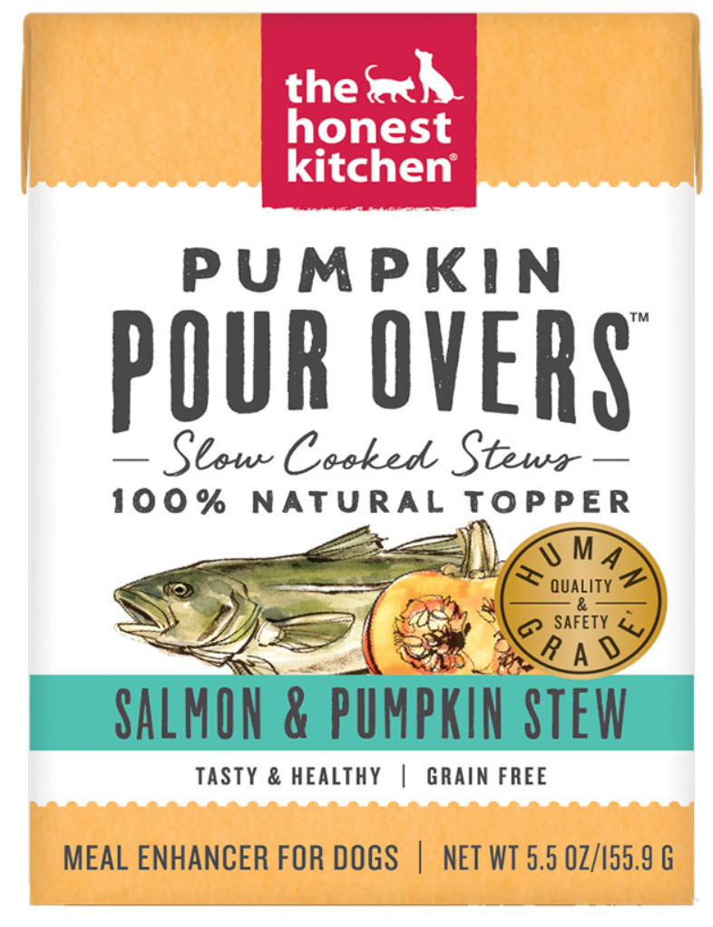 The Honest Kitchen Dog Pour Over Salmon & Pumpkin Stew 5.5oz