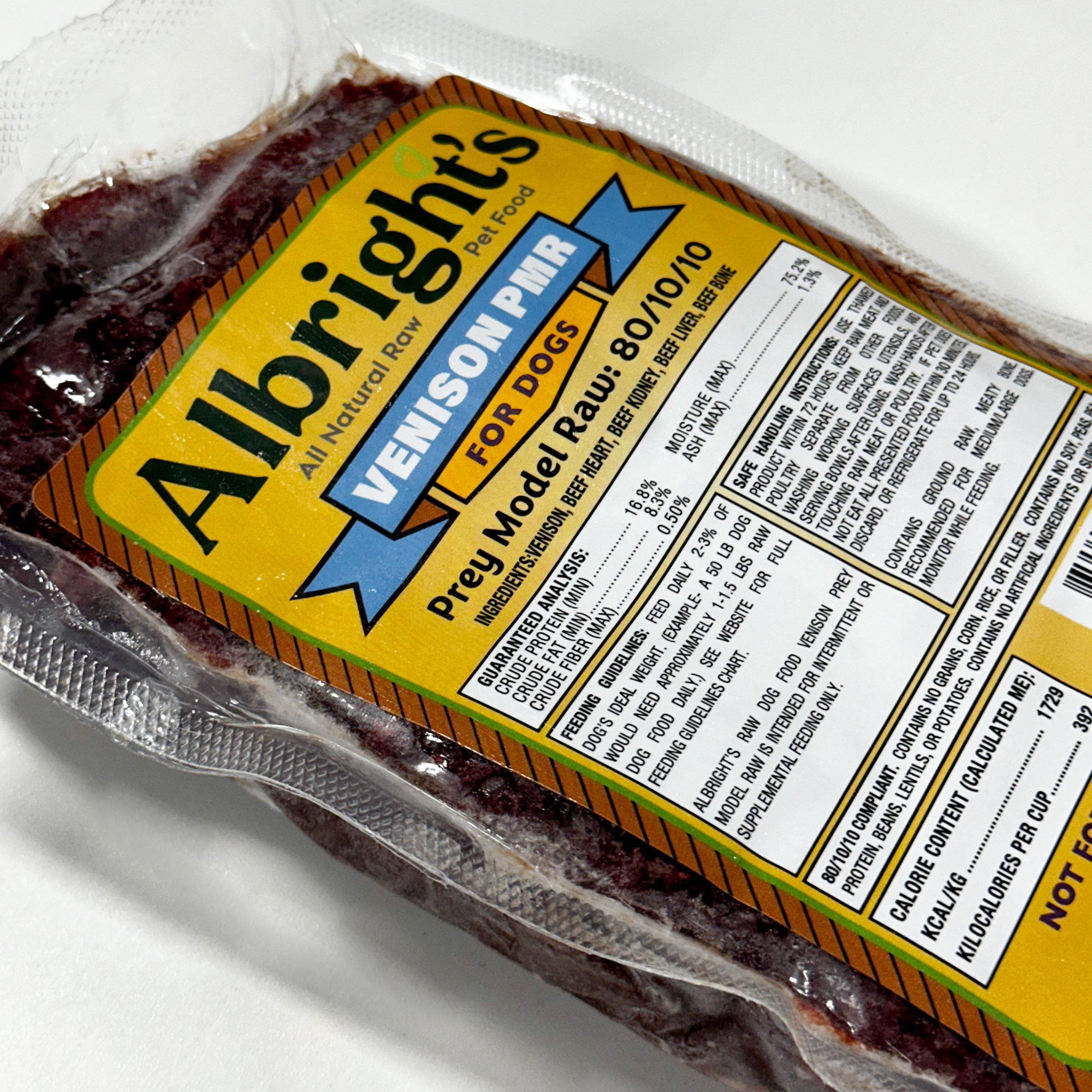 Albright's Venison PMR - 2 lb/Individual Pkg