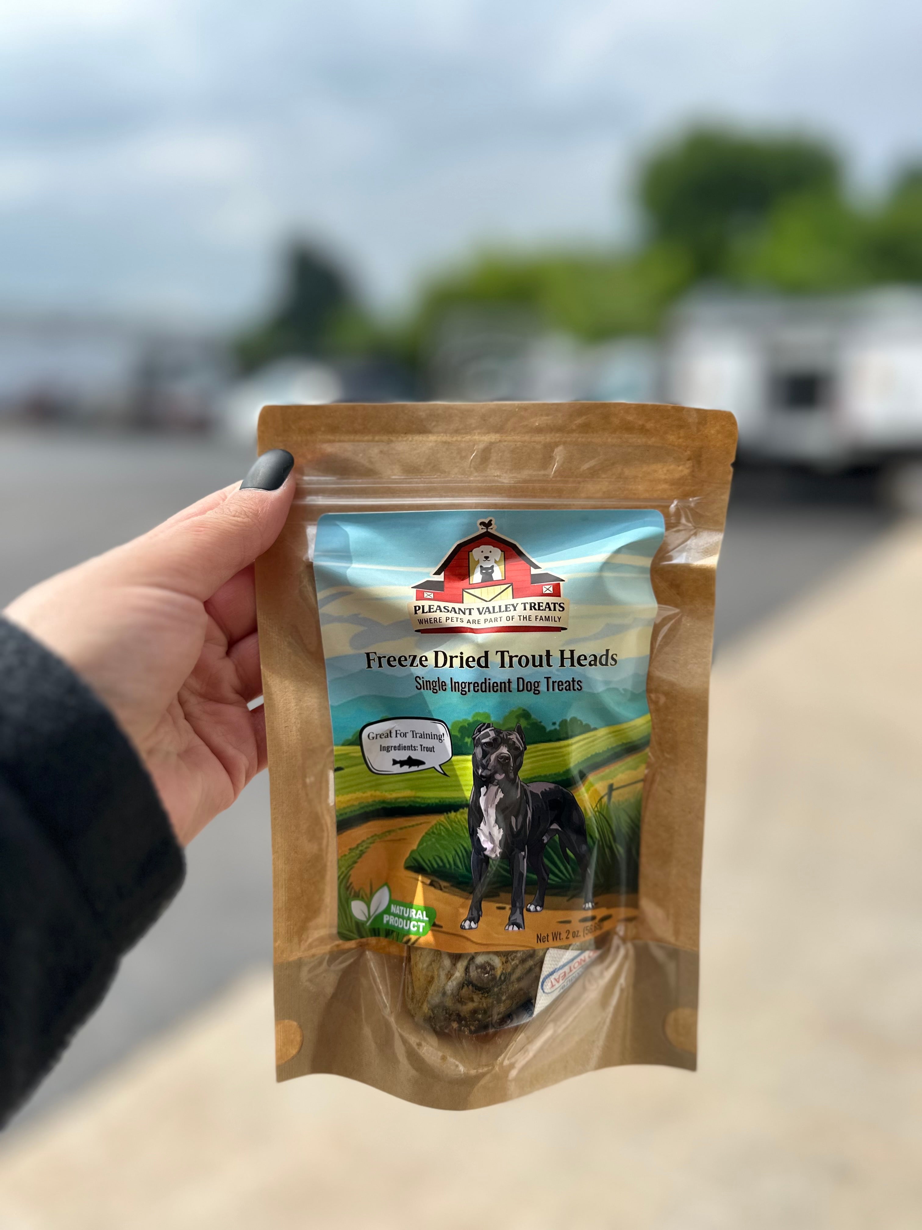 Pleasant Valley Freeze-Dried Trout Heads