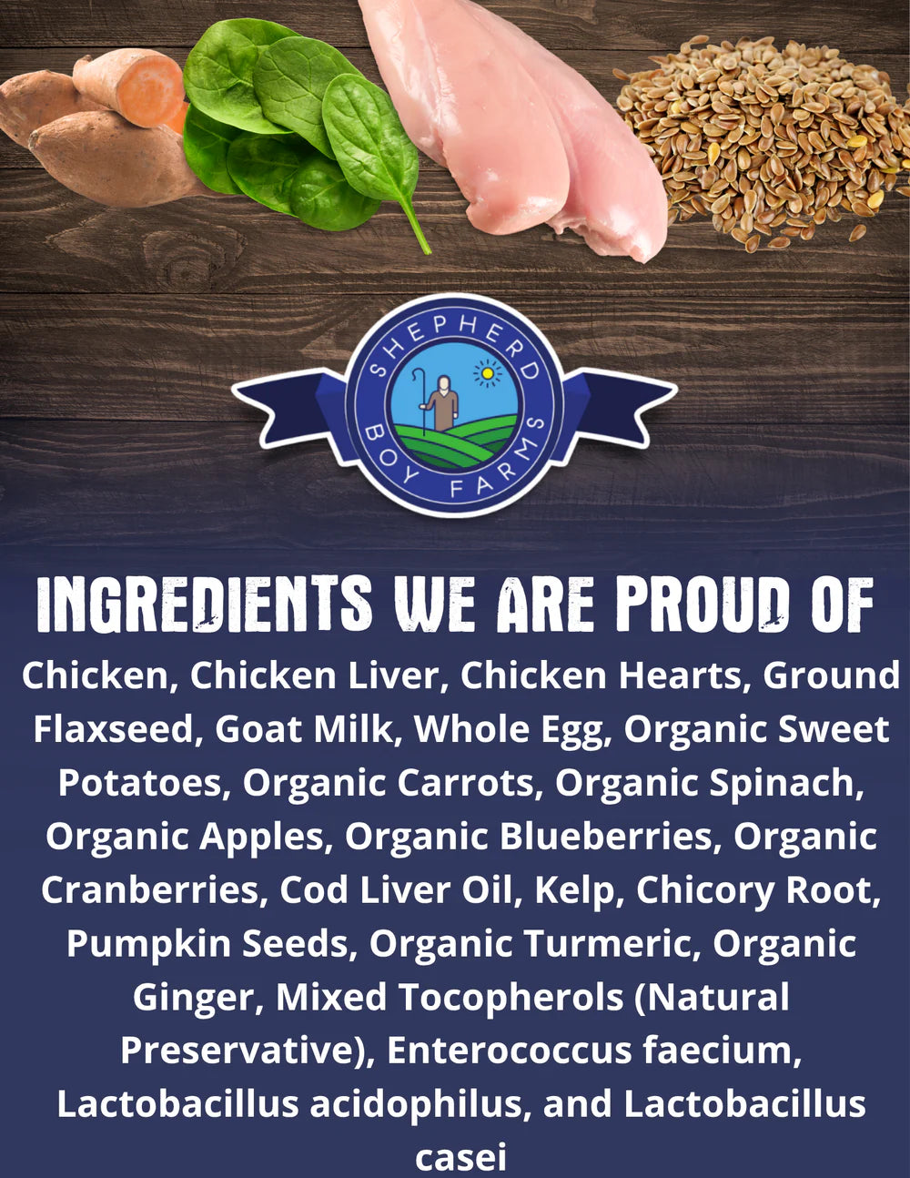 Shepherd Boy Farms Dog Freeze Dried Chicken 14oz