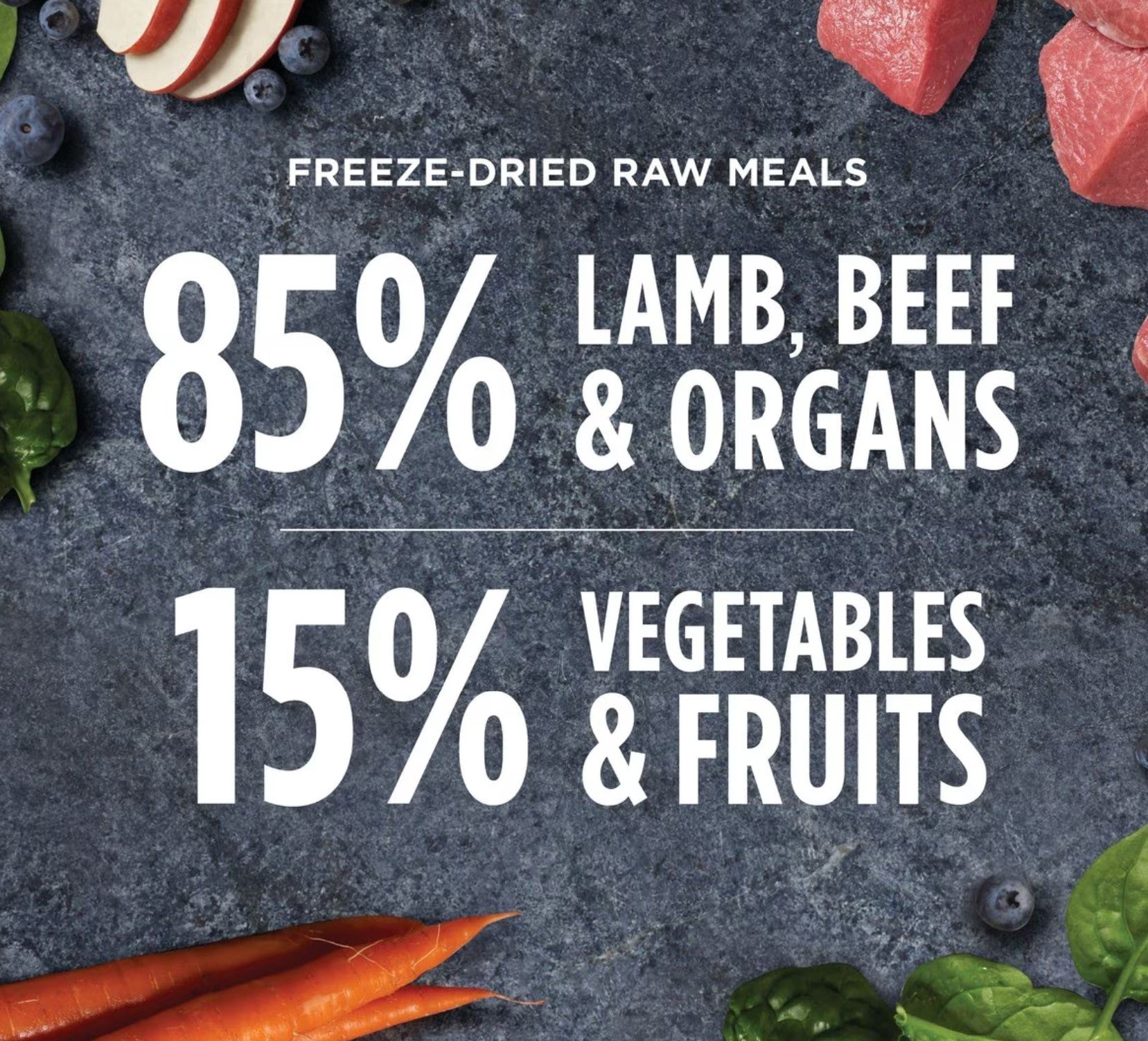 Instinct Raw Meals Grass- Fed Lamb Recipe Grain- Free Freeze Dried Dog Food