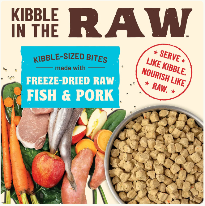 Primal Kibble in the Raw Dog Food-Fish and Pork Recipe