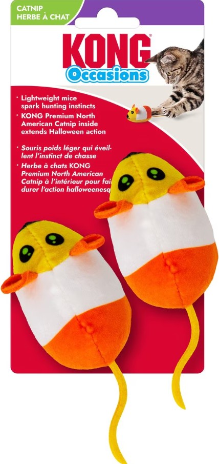 Kong Cat Halloween Mice 2pk
