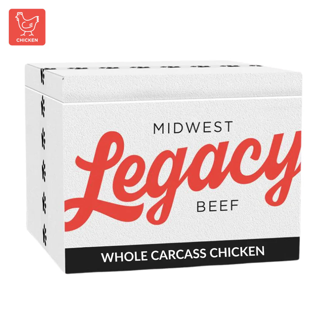 Midwest Legacy PMR Chicken - 5lb Rolls/30lb Case