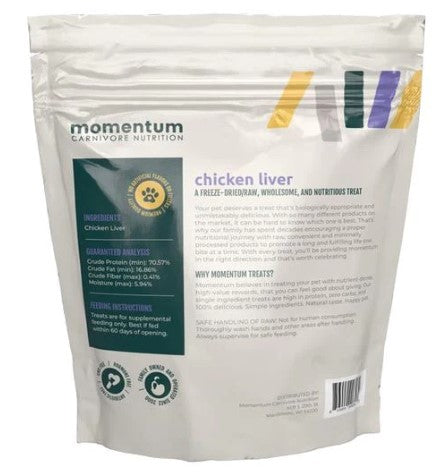 Momentum Freeze-Dried Chicken Liver Treats