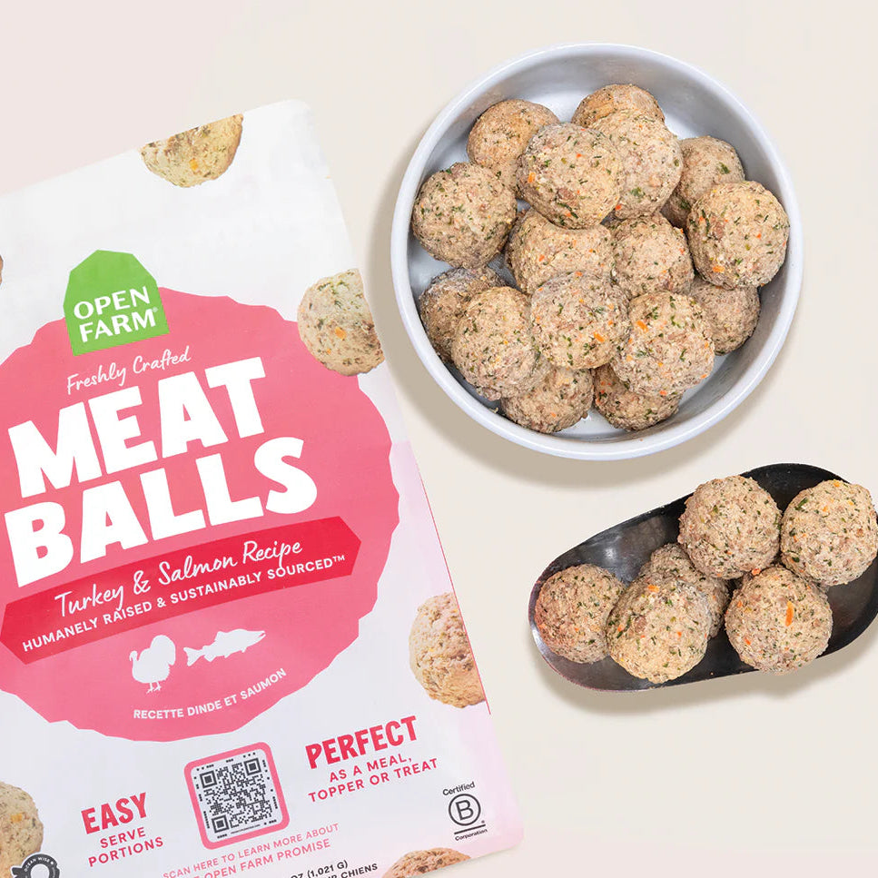 Open Farm Gently Cooked Meatballs - Turkey & Salmon