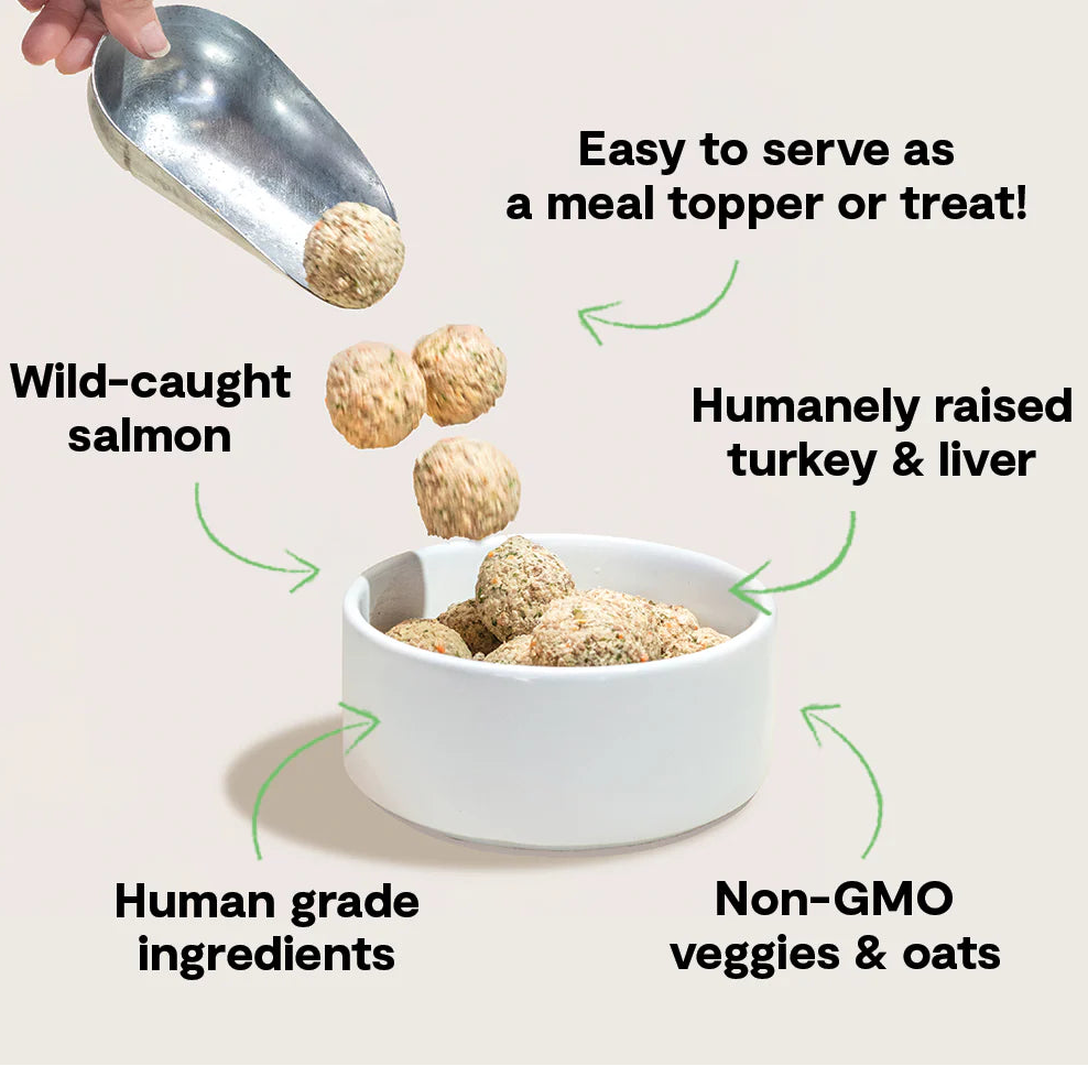 Open Farm Gently Cooked Meatballs - Turkey & Salmon