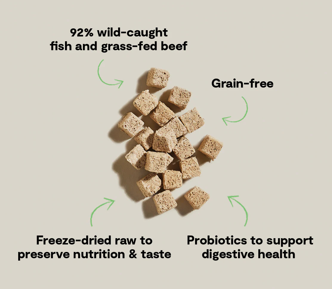 Open Farm Freeze-Dried Surf & Turf Kitty Cube Cat Treats