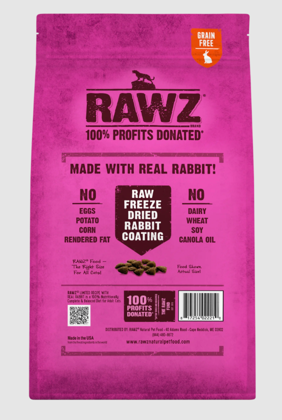 Rawz Cat Limited Ingredient Rabbit