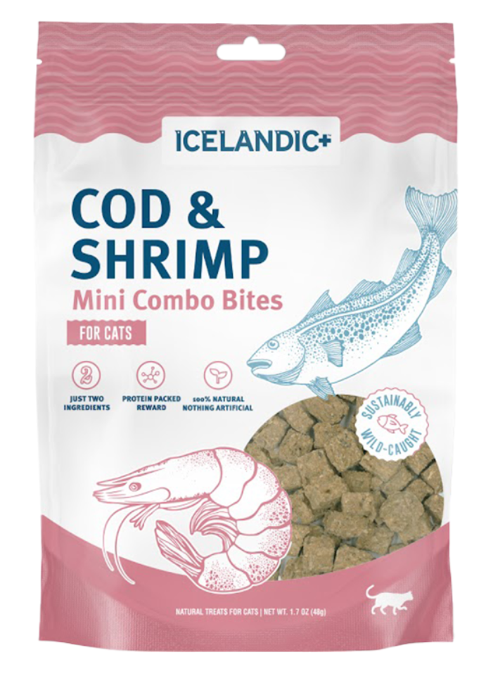 Icelandic Cat Mini Cod & Shrimp Combo Bites