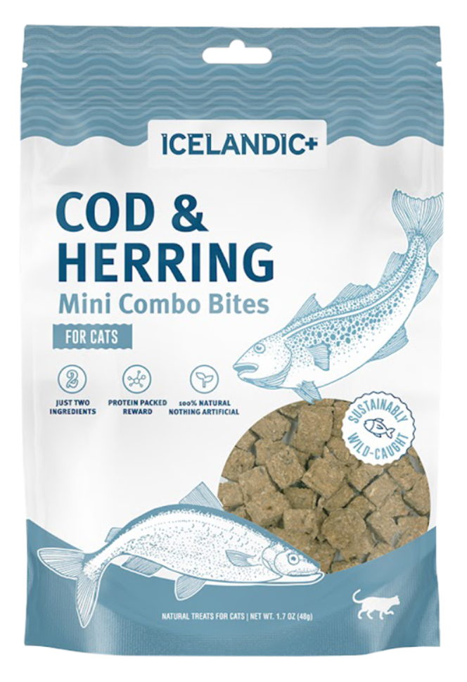 Icelandic Cat Mini Cod & Herring Combo Bites