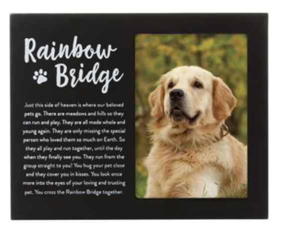 Pearhead Pet Memorial Rainbow Bridge Frame